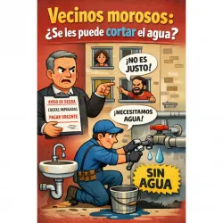 VECINOS MOROSOS: ¿SE LES PUEDE CORTAR EL AGUA?